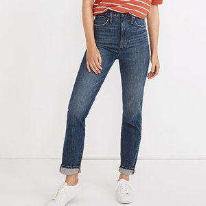 Madewell High Rise "The Momjean" in Draycott Wash Jeans 26